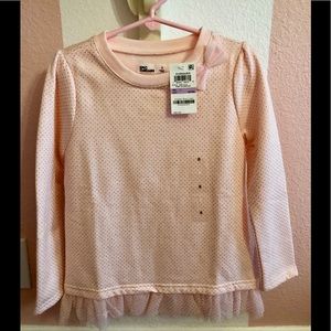 Girls Epic Threads Pink/Gold Top. NWT. Size 6